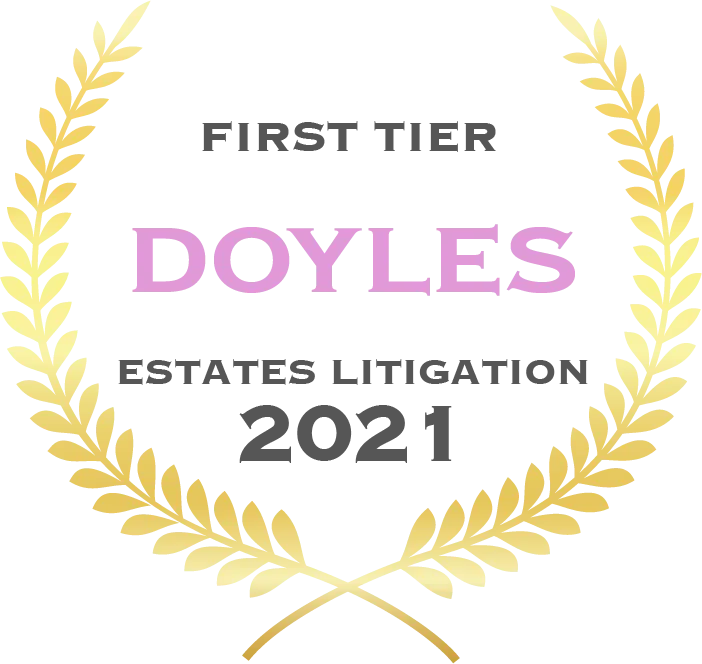 Estates Litigation - First Tier - 2021